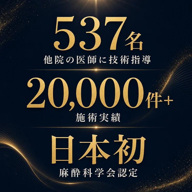 537名・20,000件・日本初の実績