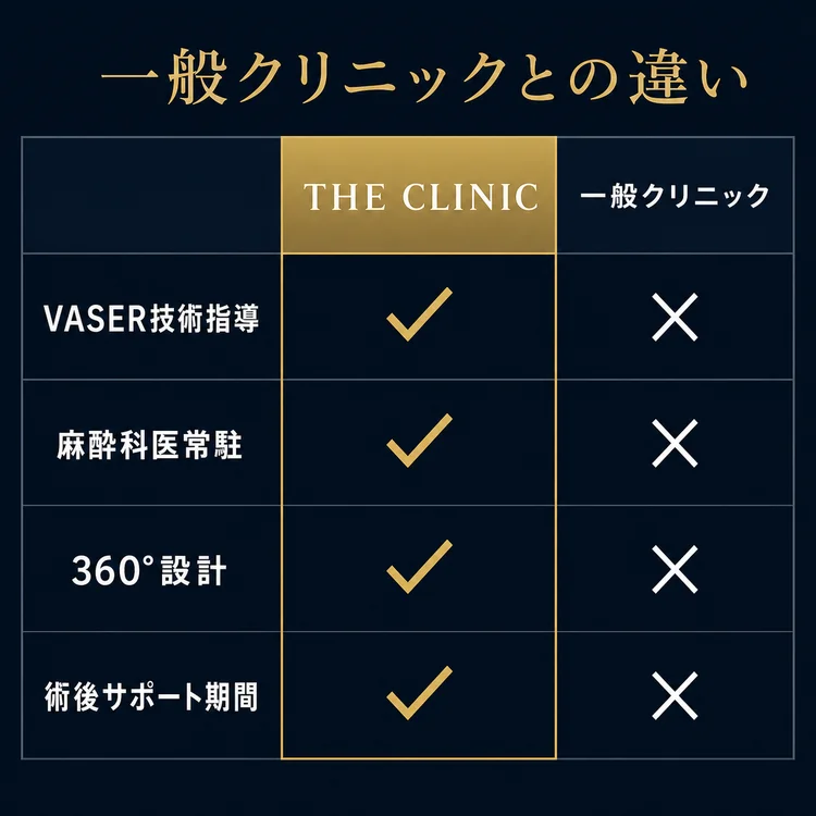一般クリニックとの違い